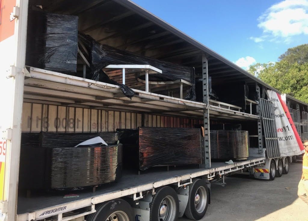 Delivery and install of POBOX planters